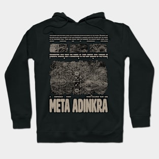 Dark fantasy afro futurism typography graphic Hoodie